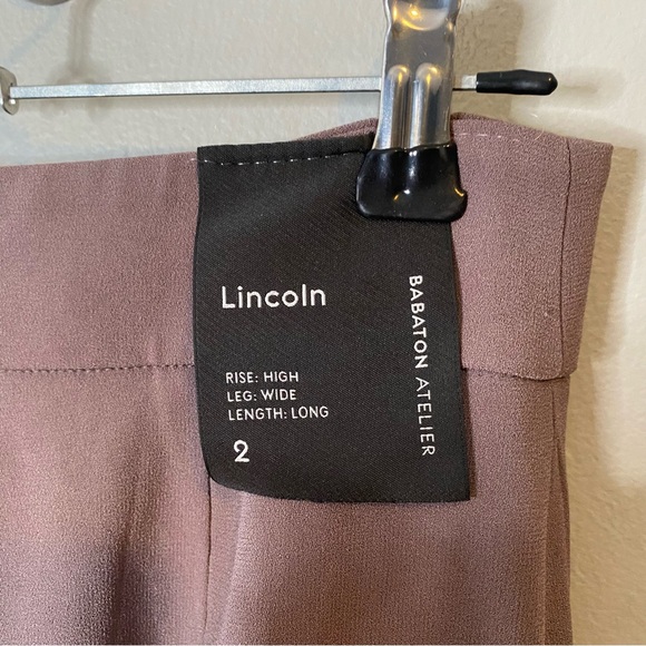 Aritzia Babaton Lincoln High Rise Wide Leg Trouser Pants - Picture 4 of 9